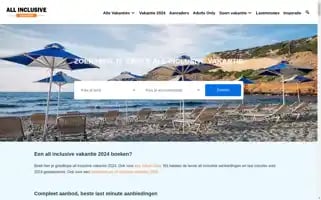 All-inclusive-vakantie.be Screenshot 2024-07-07 16:20:07