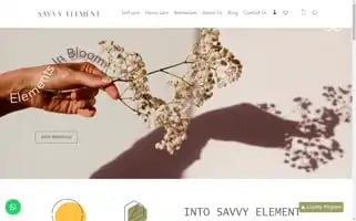 Savvyelement.co Screenshot 2024-05-19 03:46:24