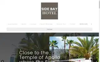 Sidebayhotel.com Screenshot 2024-04-17 17:47:33