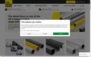 Themetalstore.co.uk Screenshot 2024-05-14 09:53:16