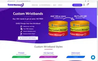 Sleekwristbands.com Screenshot 2024-06-11 15:19:37