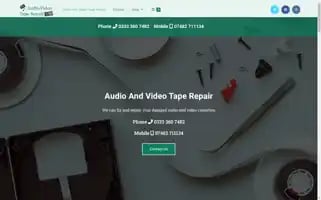 Audiovideotaperepair.co.uk Screenshot 2024-05-24 19:45:35