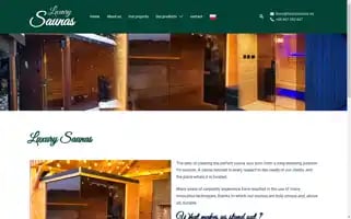 Luxurysaunas.eu Screenshot 2024-05-27 23:24:22