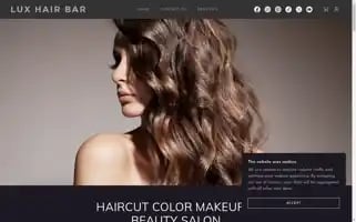 Theluxhairbar.com Screenshot 2024-04-16 17:10:40