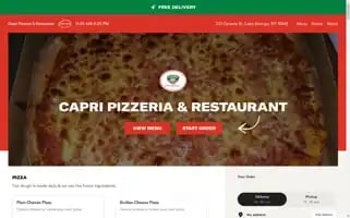 Capripizzeriarestaurant.com Screenshot 2024-05-15 16:29:25
