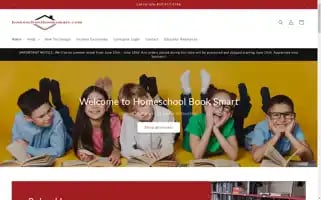 Homeschoolbooksmart.com Screenshot 2024-06-13 09:31:06