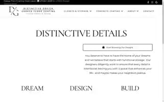 Distinctivedesignstoragesolutions.com Screenshot 2024-07-06 22:29:11