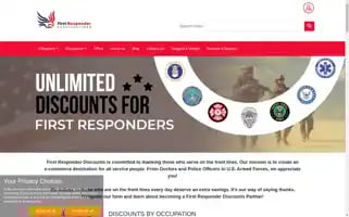 Firstresponderdiscounts.us Screenshot 2024-05-09 17:32:55