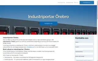 Industriportar-orebro.se Screenshot 2024-04-23 12:08:45