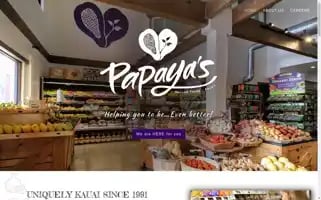 Papayasnaturalfoods.com Screenshot 2024-06-12 20:51:05