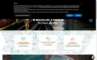 Venicecitytours.it Screenshot 2024-04-26 21:27:14