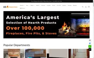 Usfireplacestore.com Screenshot 2024-05-14 19:33:47