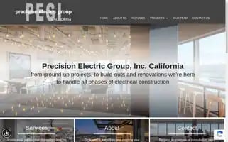 Precisionelectricgroupca.com Screenshot 2024-07-04 16:51:57
