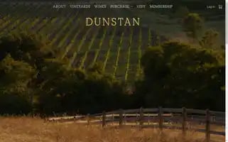 Dunstanwines.com Screenshot 2024-06-30 12:49:50