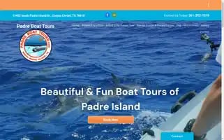 Padreboattours.com Screenshot 2024-04-15 09:42:15
