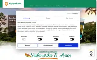 Papayatours.ch Screenshot 2024-04-16 13:16:58