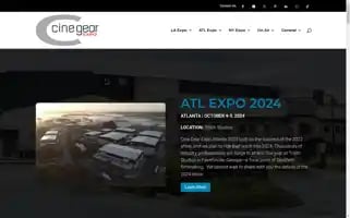 Cinegearexpo.com Screenshot 2024-06-27 15:39:38