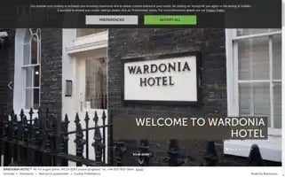 Wardoniahotel.co.uk Screenshot 2024-04-23 13:16:49
