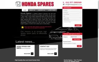 Hondaspares.co.za Screenshot 2024-05-16 01:46:26