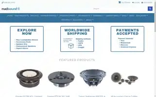 Madisoundspeakerstore.com Screenshot 2024-06-17 12:26:14