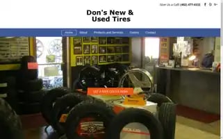 Donsusedtires.com Screenshot 2024-05-09 11:16:36