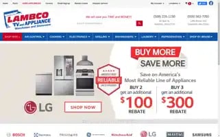 Lambcotvandappliance.com Screenshot 2024-05-16 05:05:25