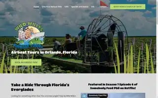 Wildwillysairboattours.com Screenshot 2024-04-24 03:42:20