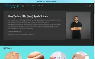 Liamvaulterssportstherapy.co.uk Screenshot 2024-04-27 06:52:13