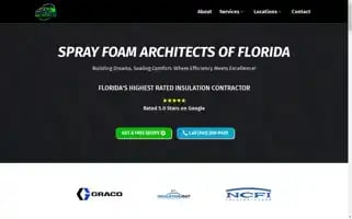 Sprayfoamarchitectsflorida.com Screenshot 2024-07-09 22:28:04