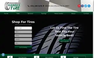 Hamricktire.com Screenshot 2024-05-10 00:33:22