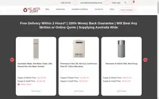 Hotwatertoday.net.au Screenshot 2024-06-11 13:29:12