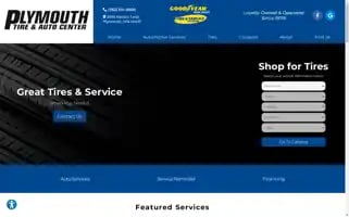 Plymouthtireandauto.com Screenshot 2024-05-13 10:46:39