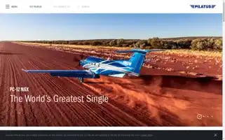 Pilatus-aircraft.com Screenshot 2024-06-18 17:17:32
