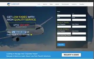 Lowfaretravel.com Screenshot 2024-04-22 15:37:11