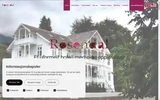 Rosendalturisthotell.no Screenshot 2024-04-16 09:42:42