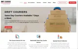 Driftsamedaycouriers.co.uk Screenshot 2024-05-19 10:25:55