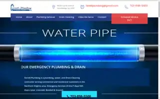 Ferrellplumbing.net Screenshot 2024-05-09 16:56:10