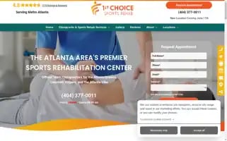 1stchoicesportsrehab.com Screenshot 2024-07-04 19:12:09