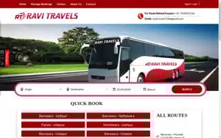 Ravitravelsbanswara.com Screenshot 2024-04-25 14:04:03