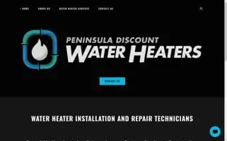 Peninsuladiscountwaterheaters.com Screenshot 2024-05-16 12:21:15