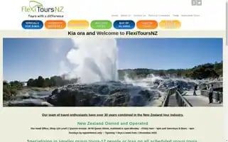 Flexitoursnz.com Screenshot 2024-04-25 15:03:31