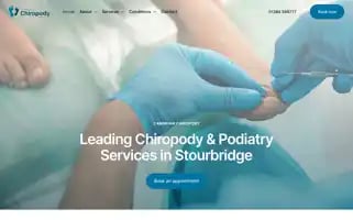 Footclinicstourbridge.co.uk Screenshot 2024-04-26 15:42:01