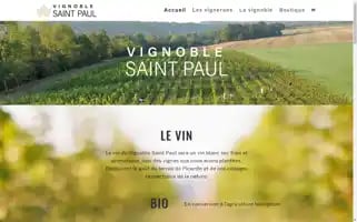 Vignoblesaintpaul.com Screenshot 2024-05-18 12:32:46