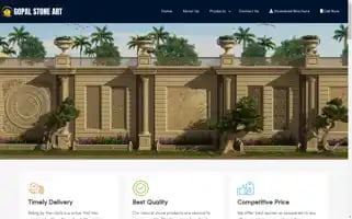 Gopalstoneart.com Screenshot 2024-05-22 08:51:22