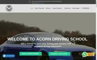Acorndrivingschool.co.uk Screenshot 2024-06-14 06:43:12