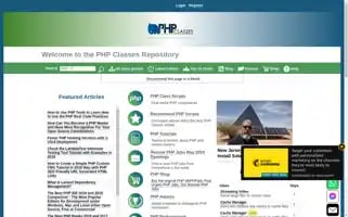Phpclasses.org Screenshot 2024-05-13 09:38:53