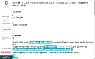 Lafabriqueaclients.fr Screenshot 2024-06-16 10:57:59