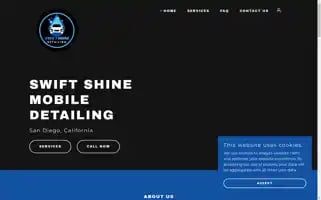 Swiftshinedetailing.com Screenshot 2024-04-22 16:50:54