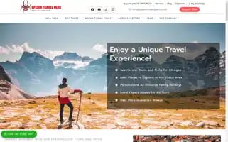 Spidertravelperu.com Screenshot 2024-04-15 14:53:05