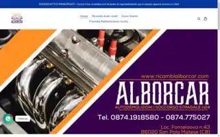 Ricambialborcar.com Screenshot 2024-04-16 11:31:34